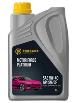 Масло forsage lubricants motor force platinum 5w-40