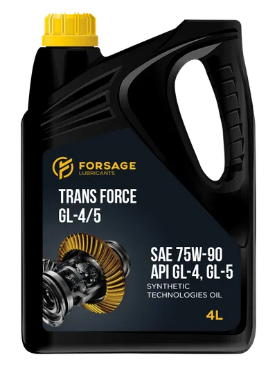 Трансмиссионное масло forsage lubricants trans force gl-4/5 75w-90